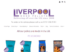 Tablet Screenshot of liverpoolwoodpellets.co.uk